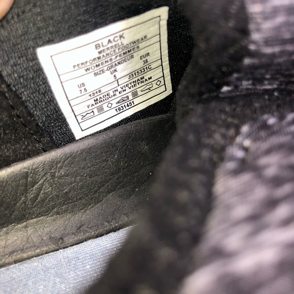 MERRELL Kamori Eden black Slip On Flat Sneaker 7.5 - Picture 5 of 5